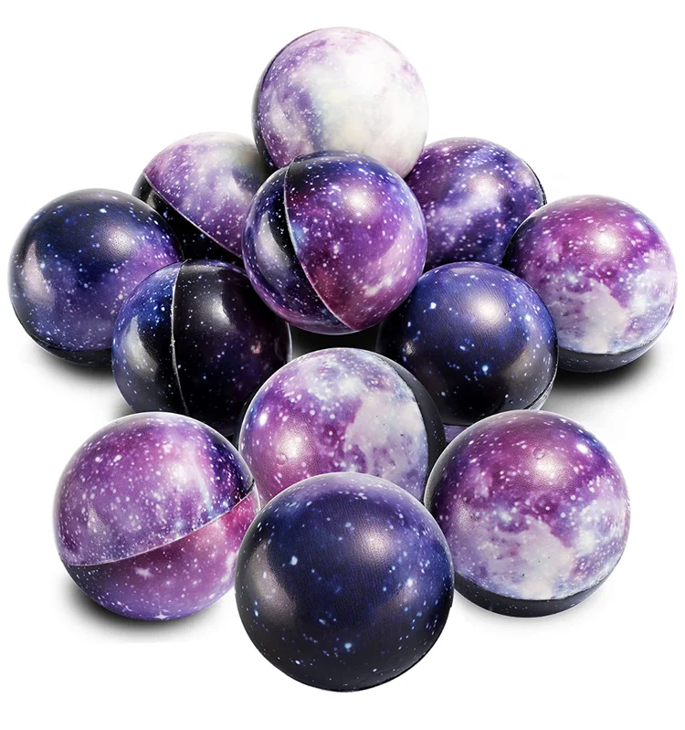 
wholesale high quality outer space theme galaxy high bounce ball rubber bouncy ball for sale 