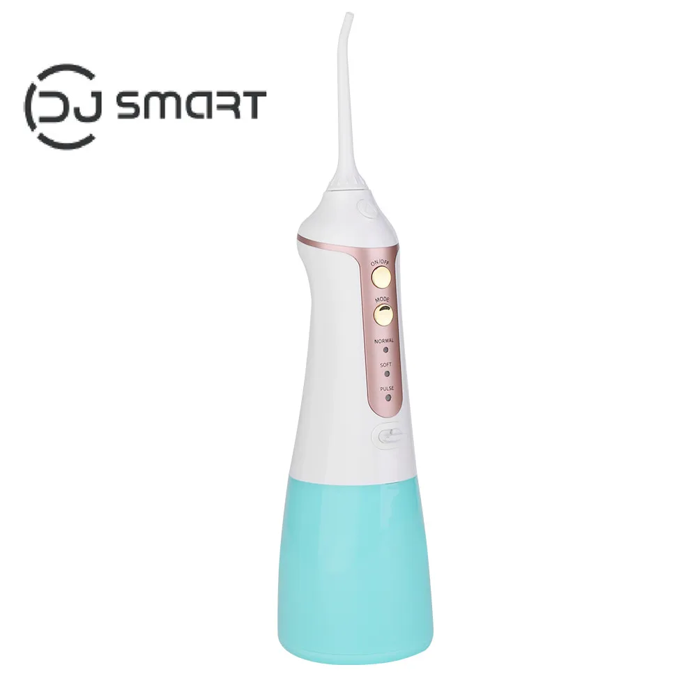 Colors Customized Waterproof Dental Flosser with 6 Interchangeable Jet Tips Detachable Water Tank for Home Travel Oral Irrigator