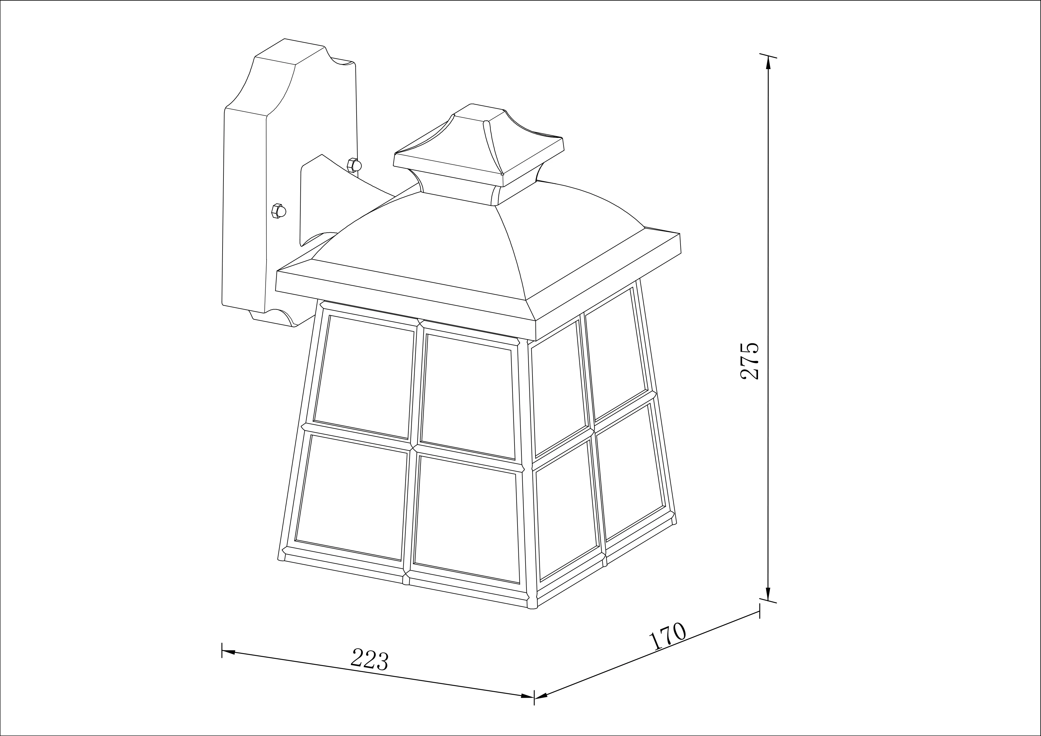 Exterior Wall Light Garden Light E27 Wall Lantern P747 Plastic for Street garden Outdoor Lighting Lantern wall lamps