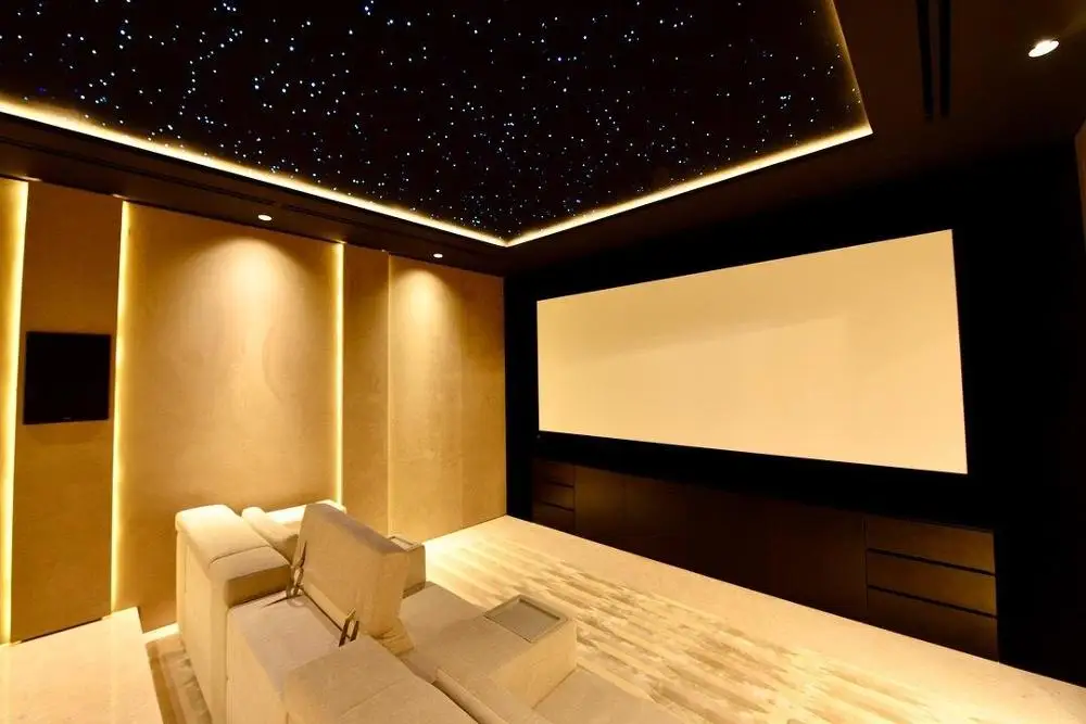 XYSCREEN 135inch/150inch Sound MAX 4K Woven AT acoustically transparent projection screen