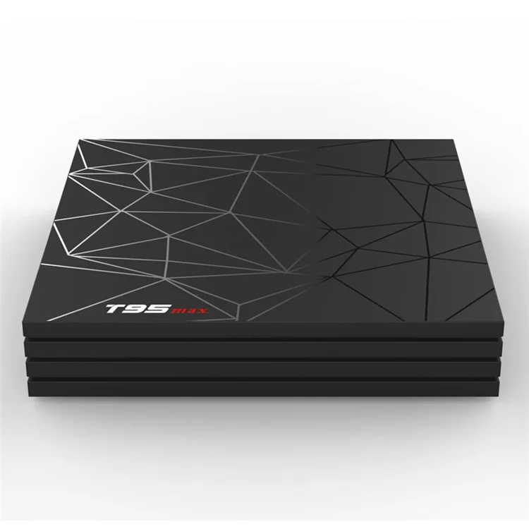 Последние Смарт ТВ коробка Allwiner H6 T95MAX медиа-плеер, 4 Гб RAM, 64 ГБ ROM Quad Core 6K 1080P Android 9,0 TV BOX
