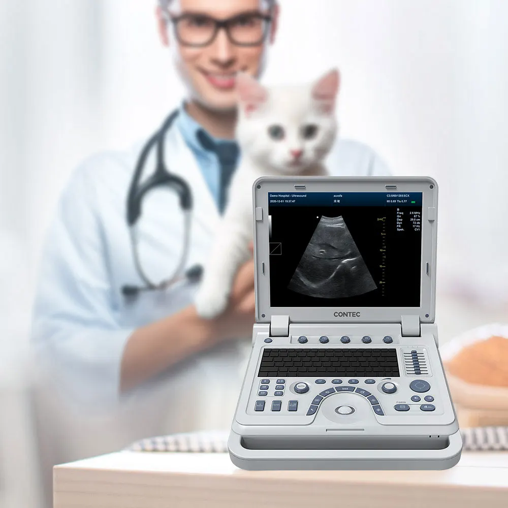 CONTEC CMS1700A Portable Laptop VET Ultrasound Scanner Machine Device Price for Animals