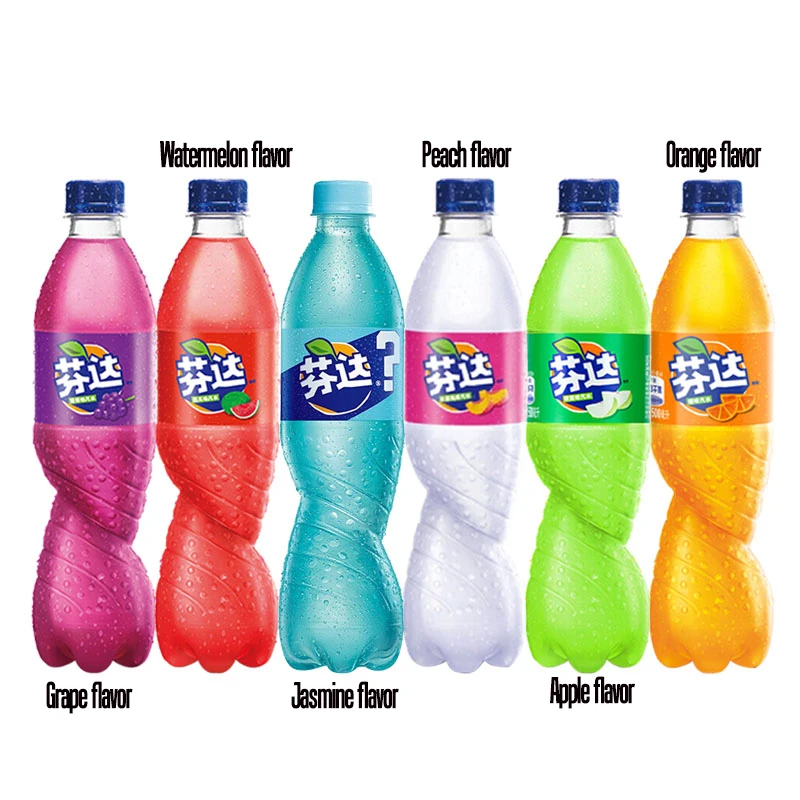 Wholesale Fruit Flavor Carbonated Soft Drink 500ml exotic drinks Hot Product Soft Drink Fruity Sparkling water