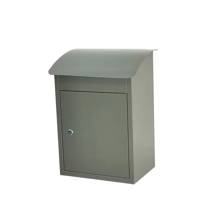 Manufacture Outdoor New Design  Wall Mounted Steel Waterproof Stainless Steel Metal Mail Letter Box