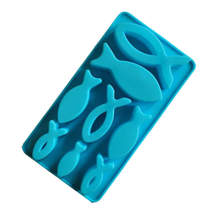 Fish Silicone Molds for Chocolate Ice Cake Pudding Soap Epoxy Resin Mold