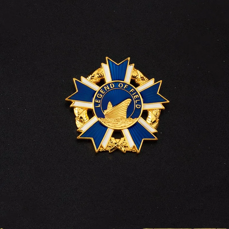 Custom Company Logo Shape Badge Creative Enamel Metal School Emblem Brooch Lapel Pin