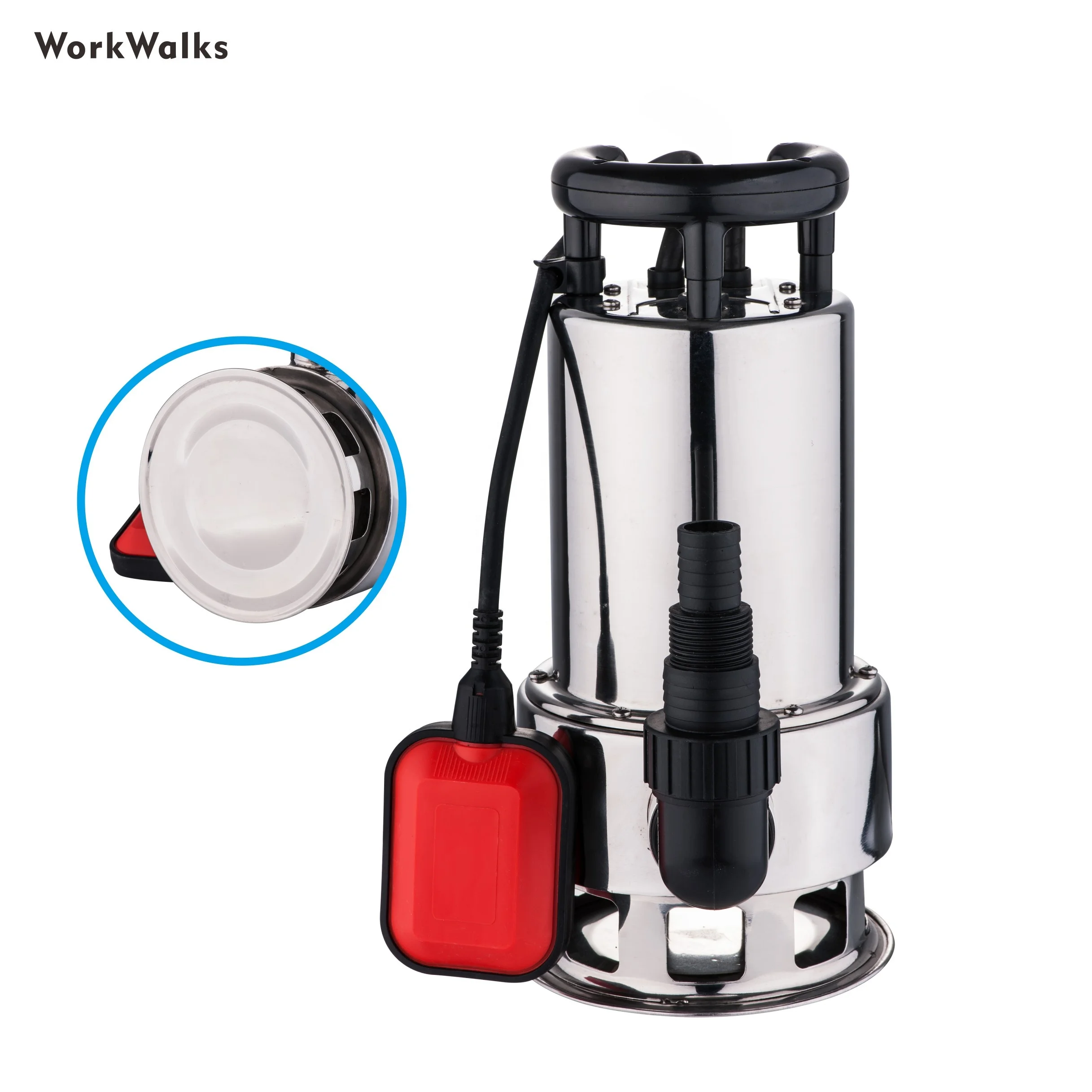 1hp 110v Stainless Steel Submersible Sump Dirty Water Pump For Garden Use And Home Dewatering