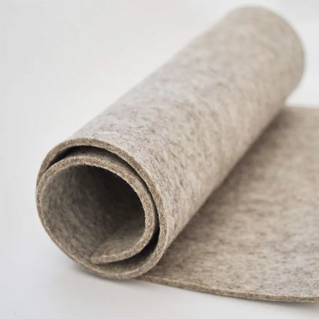 4mm 5mm felt shoes fabric 70 wool 30 polyester felt fabric 140cm roll