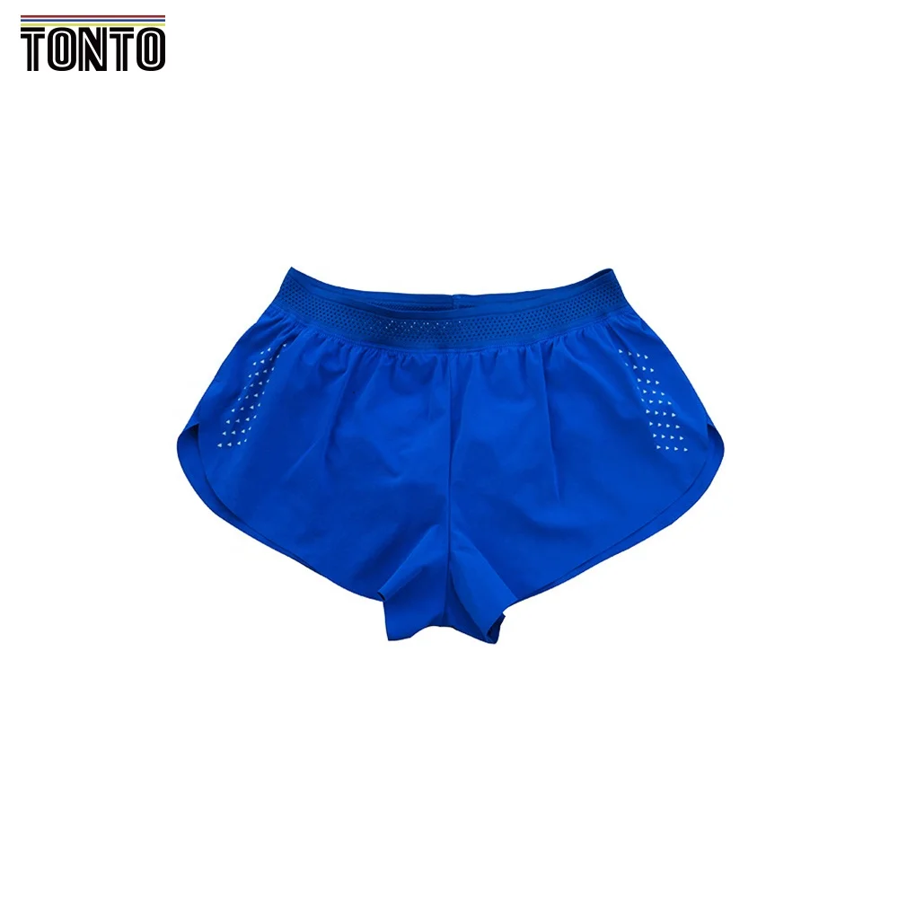 Zero resistance marathon three-point running shorts for men and women training fast drying loose light proof fitness pants