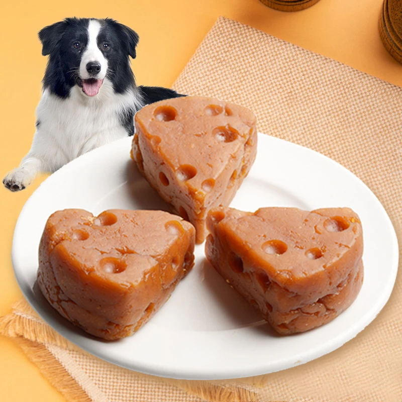 Low price hot selling high quality dog treats chicken cheese calcium nutrition dog snacks chicken cheese cube