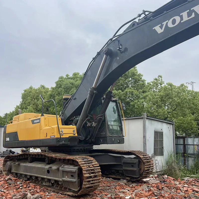 Высокое качество б/у Volvo EC480 Большой Гусеничный экскаватор Kubota 3 м Объем ковша с незаменимым двигателем Penta