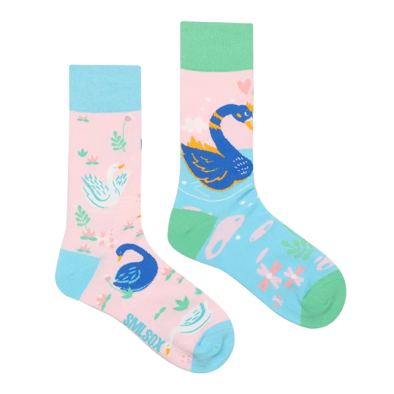 unisex OEM cartoon socks adults Wholesale low moq happy socks women custom logo funny ab socks