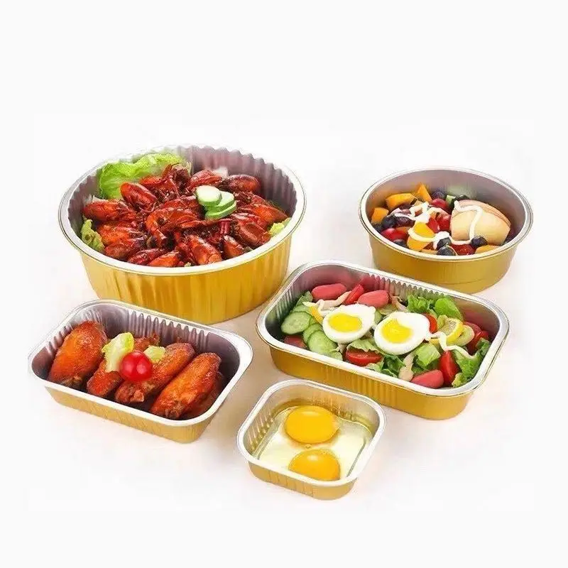 Disposable food packaging 8389 aluminium foil container production line