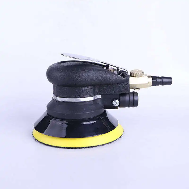 Pneumatic Vacuum Assisted Orbital Air Palm Sander Sanding Pad Polishing Machine