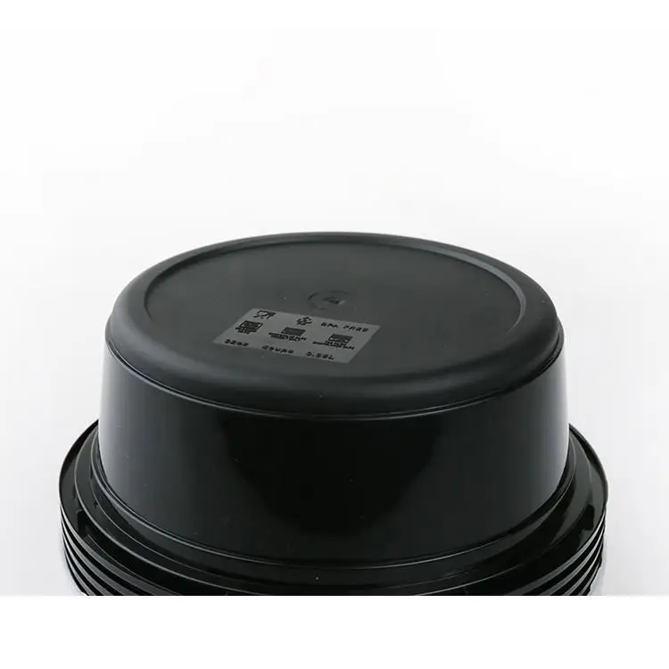 
Frozen fast food round packaging disposals disposable eco friendly bpa free plastic airtight food container 