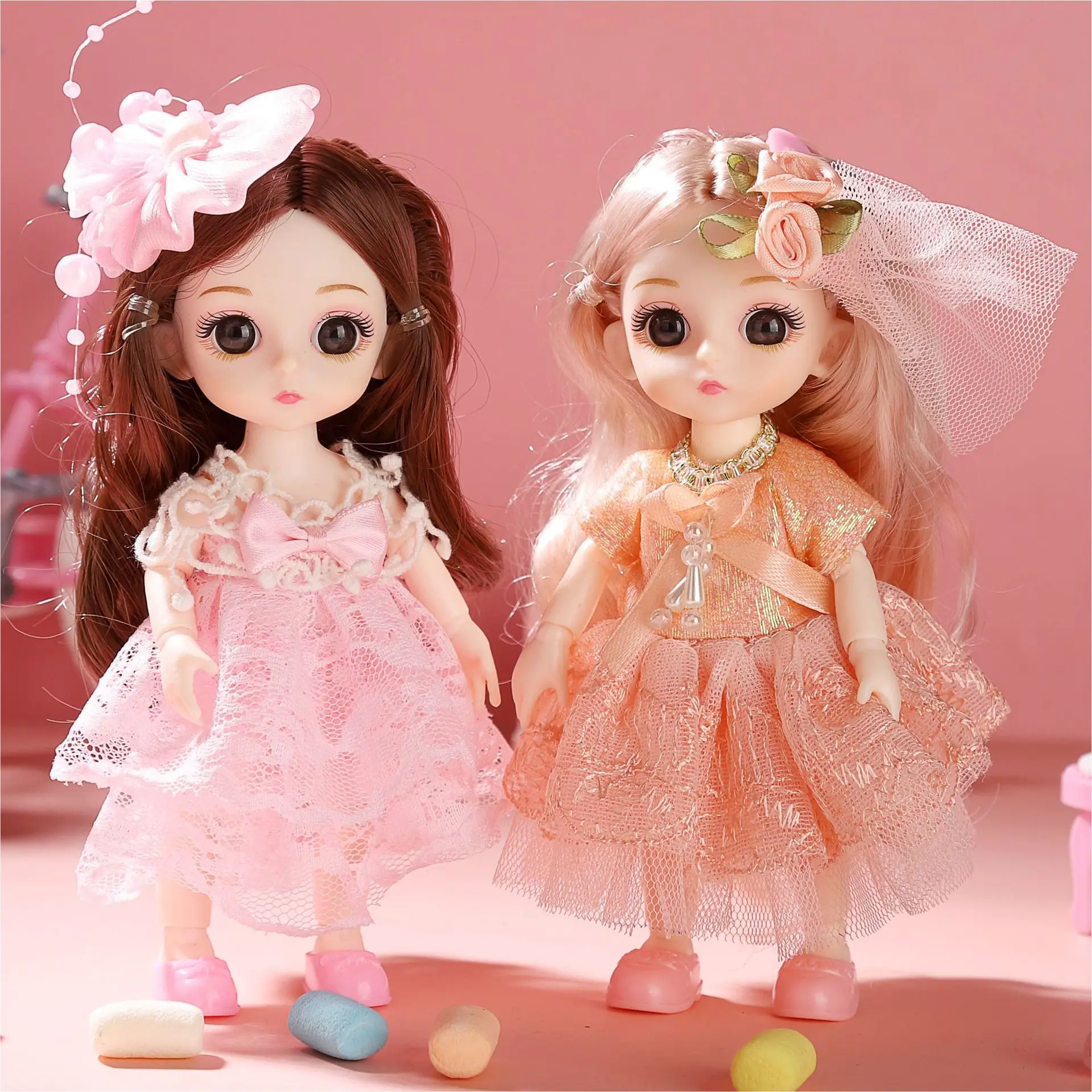 2023 New Girl doll gift set Little girl Princess wedding dress doll children toy gift For girs