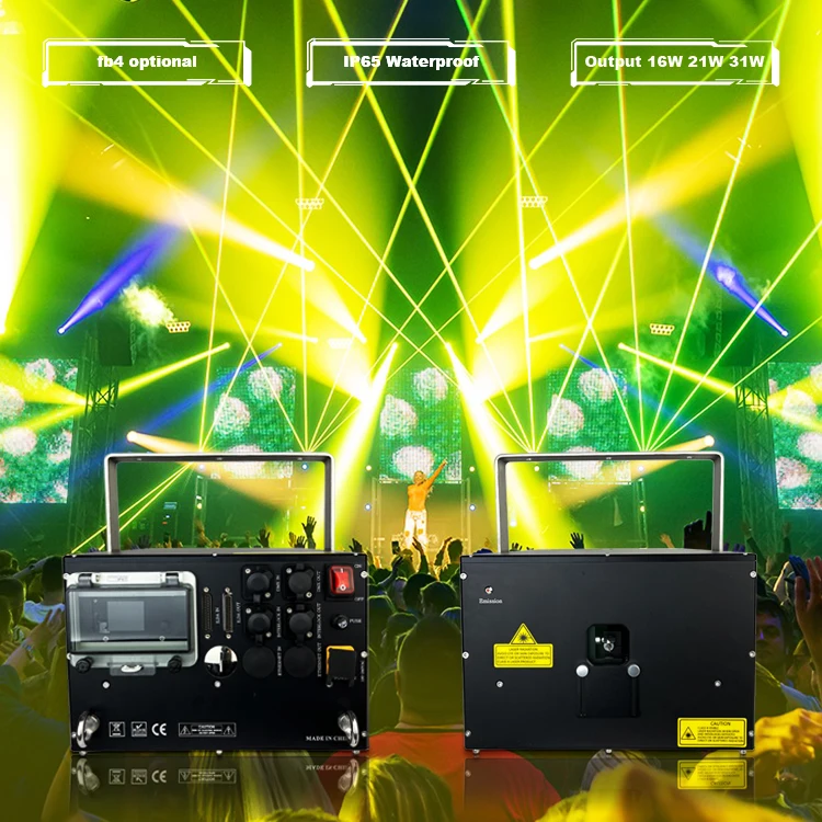 30W Outdoor Animated Projection Waterproof Laser Bar Rgb Beam Light Show System