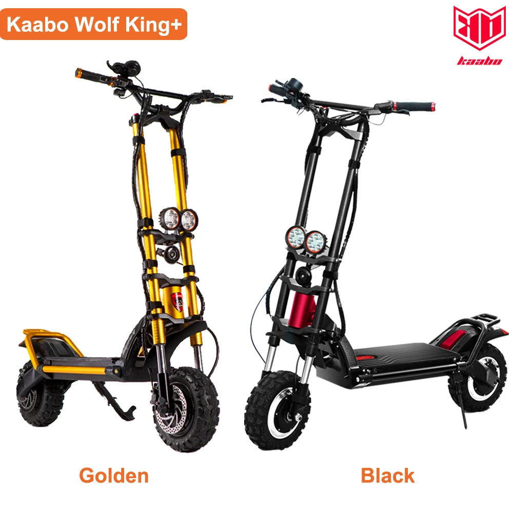 Original KB Wolf King+ 11inch 72V 28AH  1500W*2 Dual Motor Top Speed 100km/h Electric Scooter Hydraulic Shock Absorption