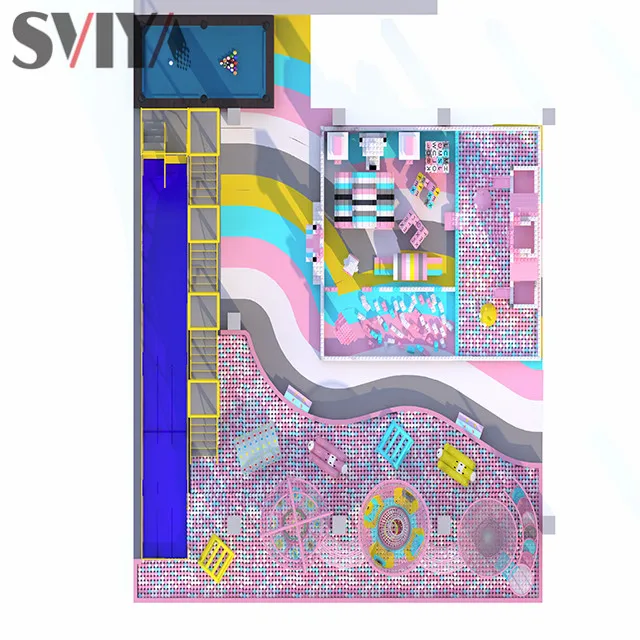 
Customized Children Naughty Castle Kids Jungle Gym Commercial Soft Play Equipment Indoor Playground 