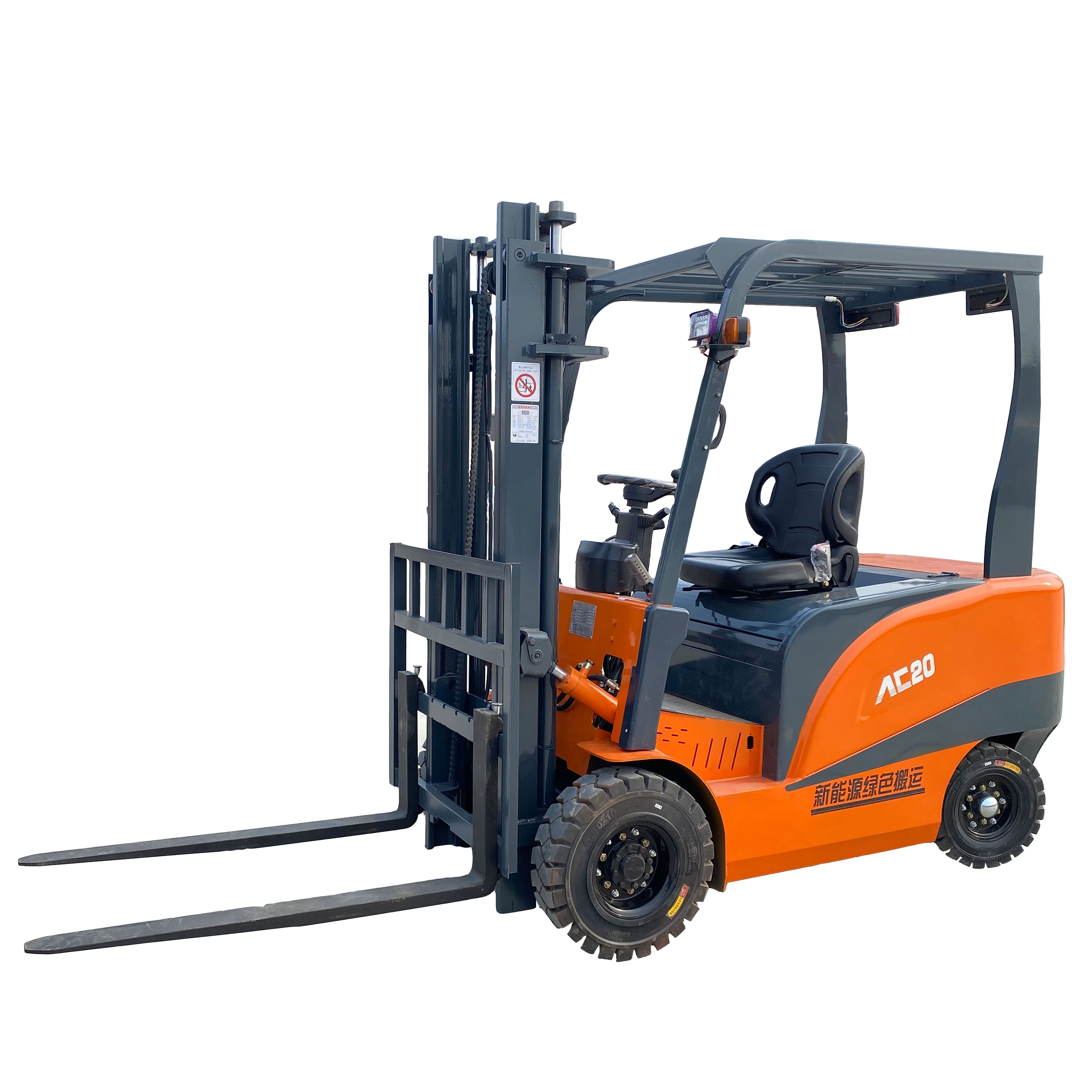 Small electric forklift self loading portable forklift electric stacker electric battery forklift