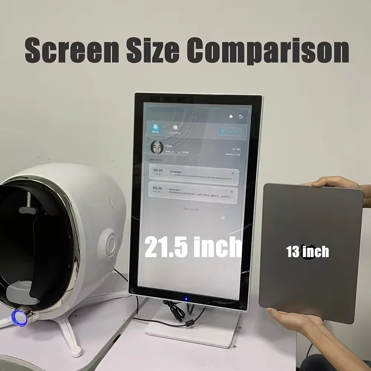 2024 new smart face scanner 3d skin moisture analyzer analysis machine professional facial skin analyse analyzer detector