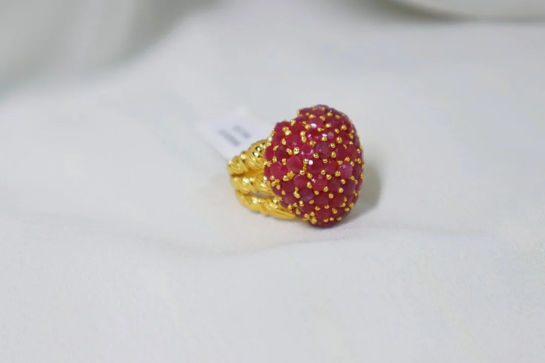 stunning ruby engagement rings exquisite and dazzling for women authentic real ruby for sale