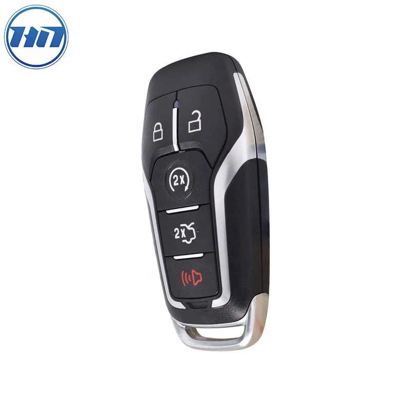 Original keyless remote auto key  with 4+1 button 903MHz HITAG49 transponder chip for Mustang