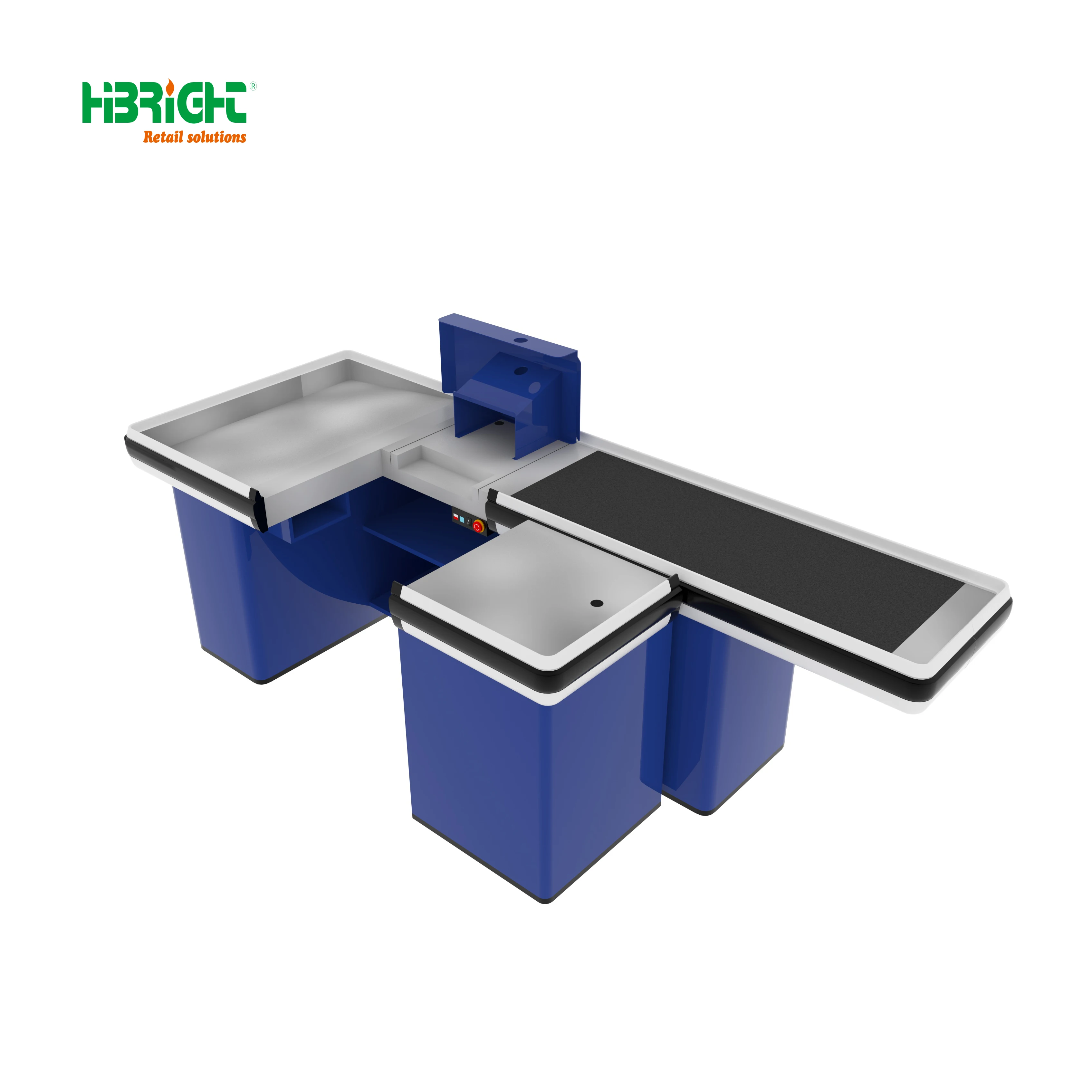 Supermarket good quality customized cashier retail store checkout counter