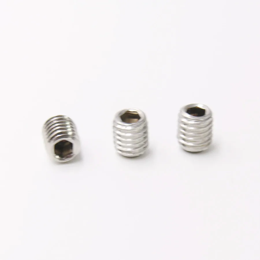 DIN916 m4 flat point stainless steel set screw for door handle