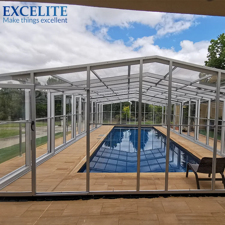 Wholesale Manufacturer Swimming Spa Covers Roof Aluminum Swimming Pool Enclosure