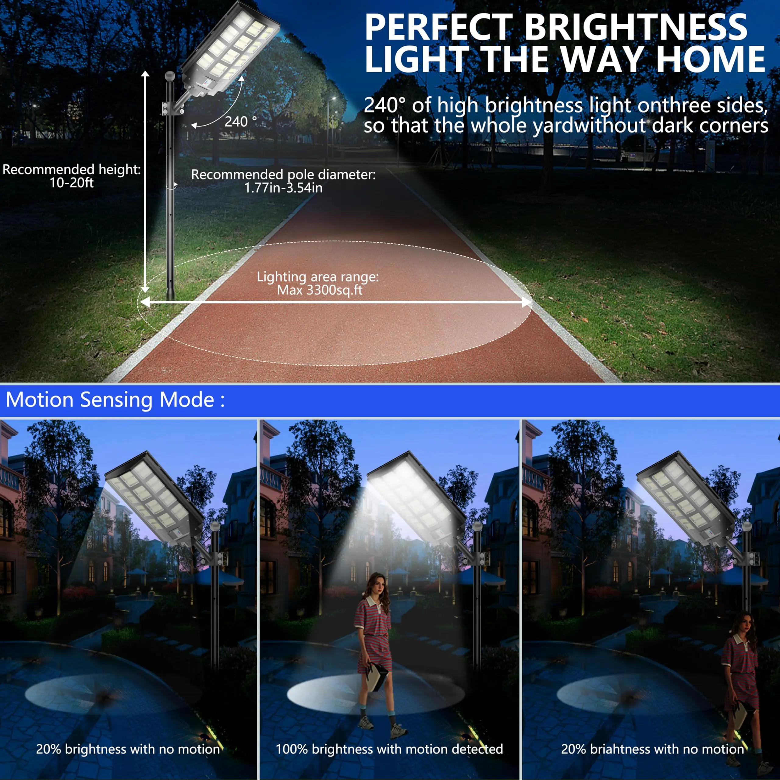 400w Energy Ufo 360 Cell 120w 2 In 1 Price Powered Led 150w Solar Street Light