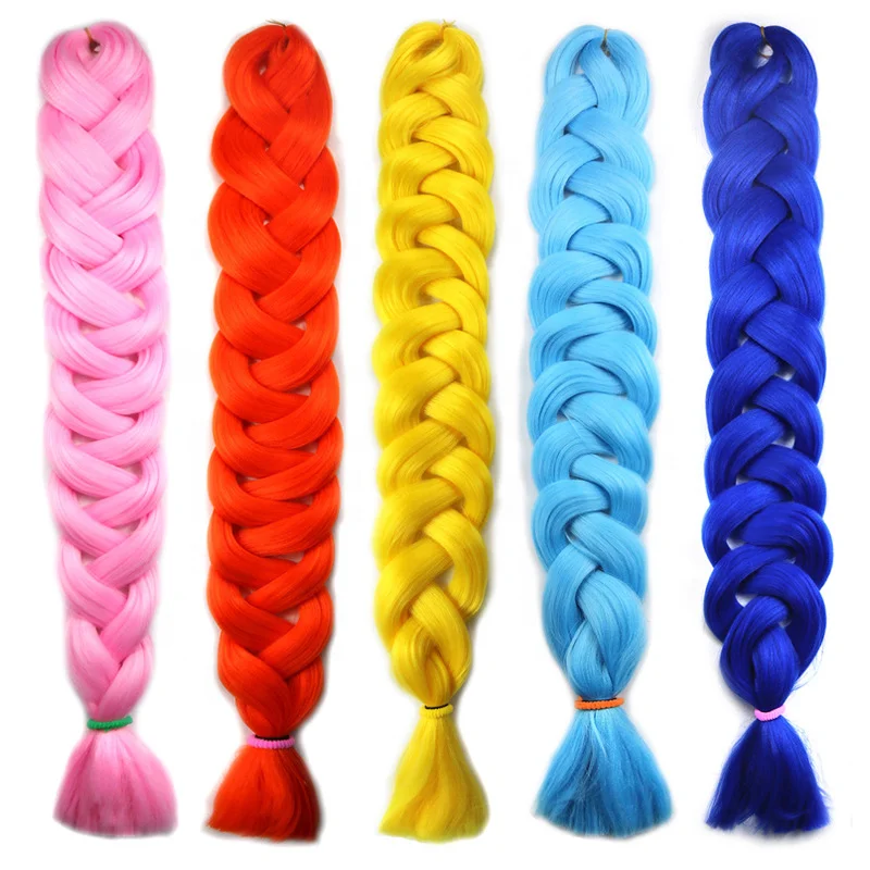 Braiding Hair Wholesale Attachments Braids For African Kinky Twists Hair Attachment Extension Jumbo Braiding Crochet