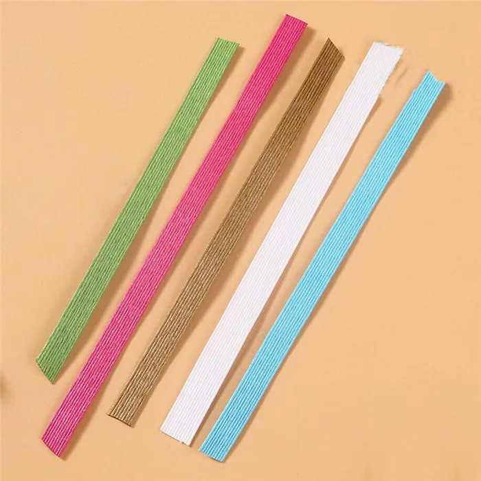 Factory Wholesale 100% Flat Craft Paper Rope Handle For Bags With Hole