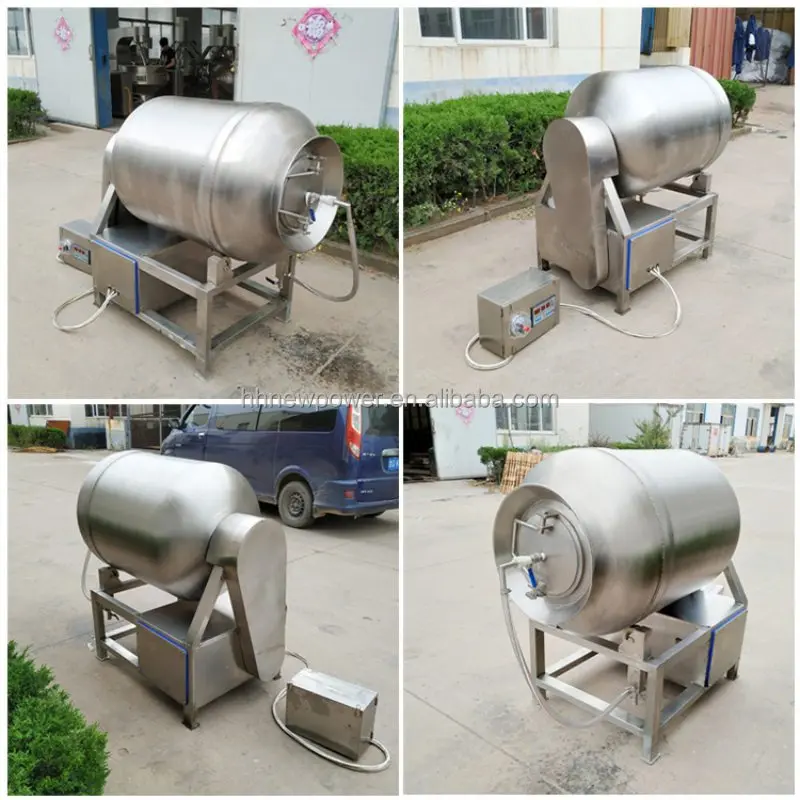 Automatic Vacuum Salt Beef Massage Tumbler Marinating Machine Vacuum Meat Tumbling Machine Fish Meat Vacuum Tumbler