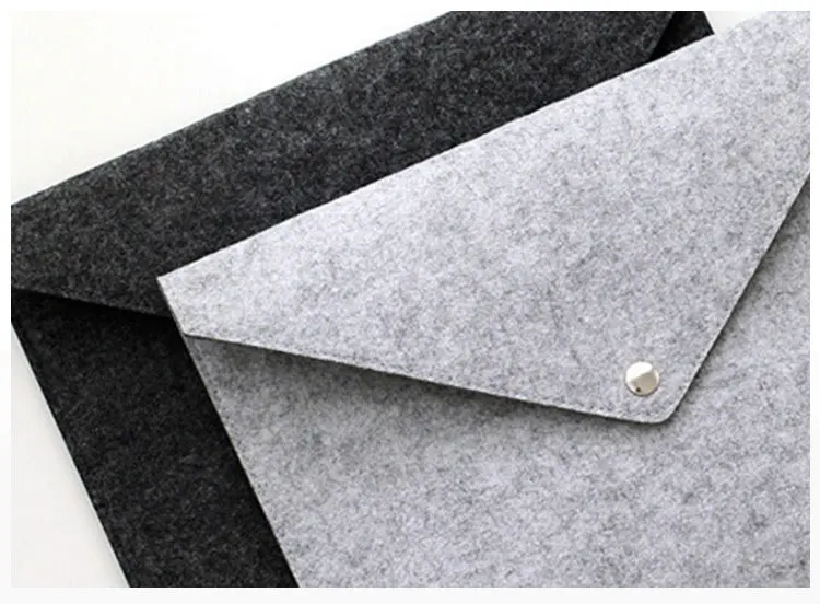 Wholesale durable felt simplicity folder felt document bag for business