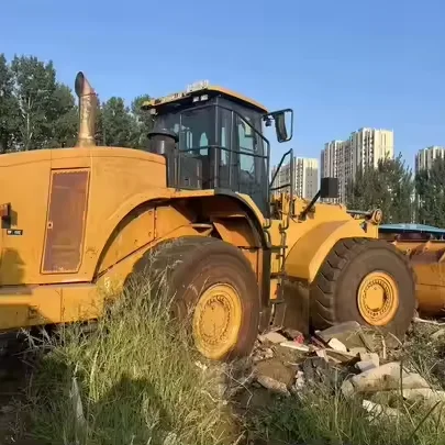 Подержанный CAT 980H фронтальный погрузчик caterpillar 30 тонн хорошее состояние подержанное строительное оборудование
