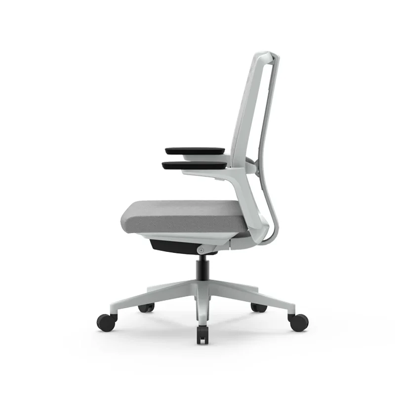 Executive Ergonomic Pu Caster Cheap Mold Foam With Fabric Upholster Low Back Office Swivel Chair