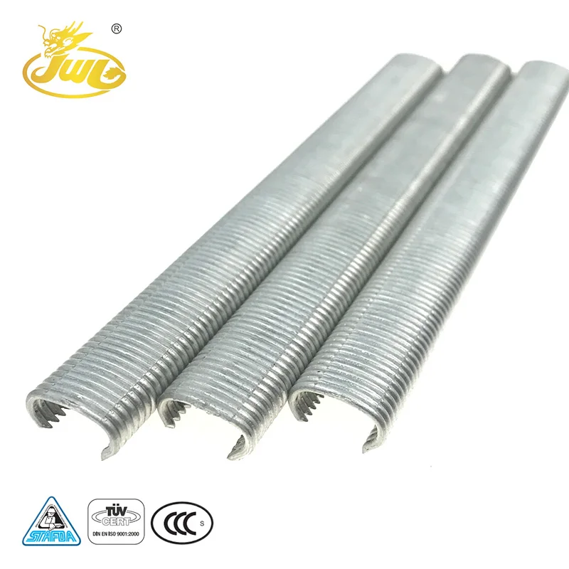 Buy Direct From China Manufacturer Zn-Al Alloy Silver C-Ring Mattress Staples