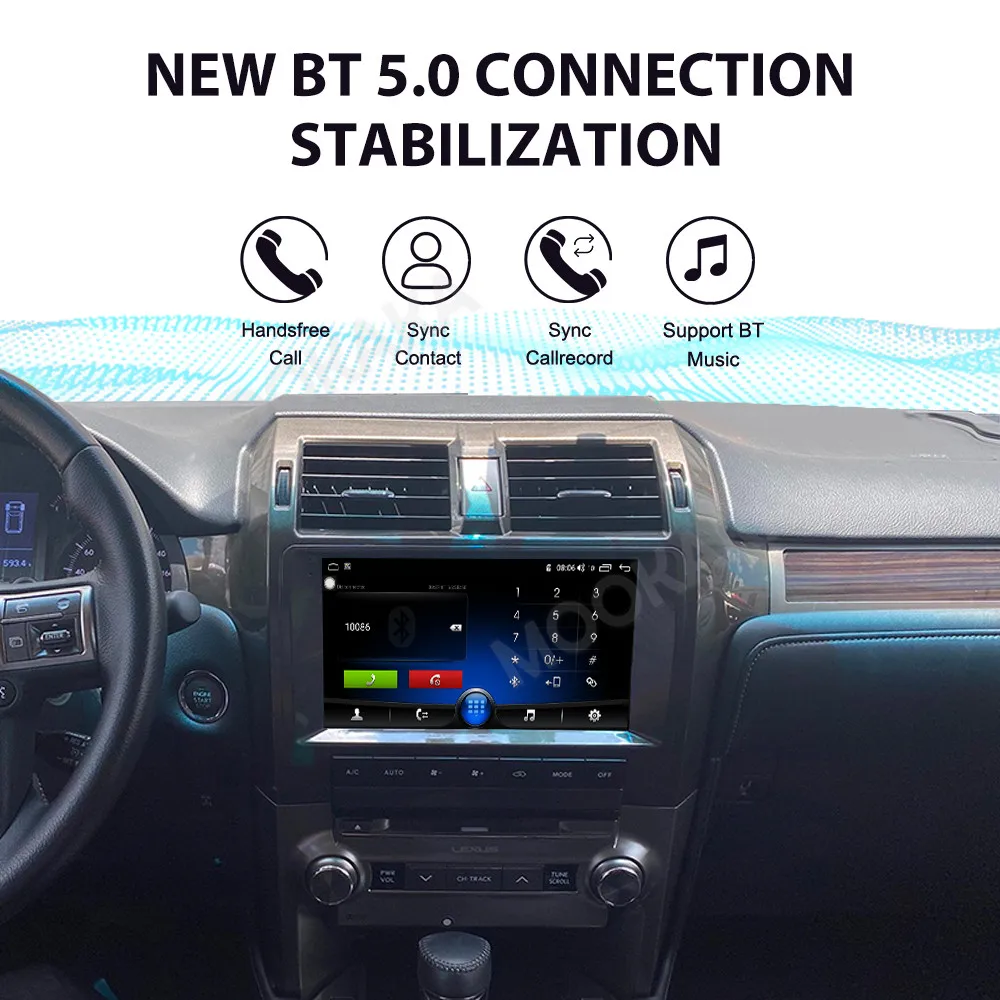 10.1 Inch Car Radio For Lexus GX 2010-2015 Car Radio Multimedia Player GPS Navigation Car Stereo Head Unit Android 14