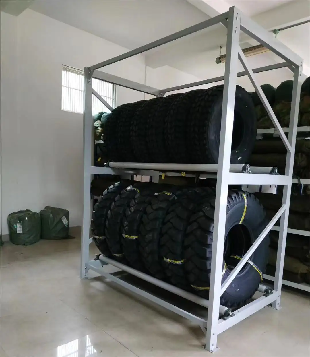Adjustable Heavy Duty Industrial Warehouse Selective Metal Steel Shelving System Storage Pallet Tire Stack Rack
