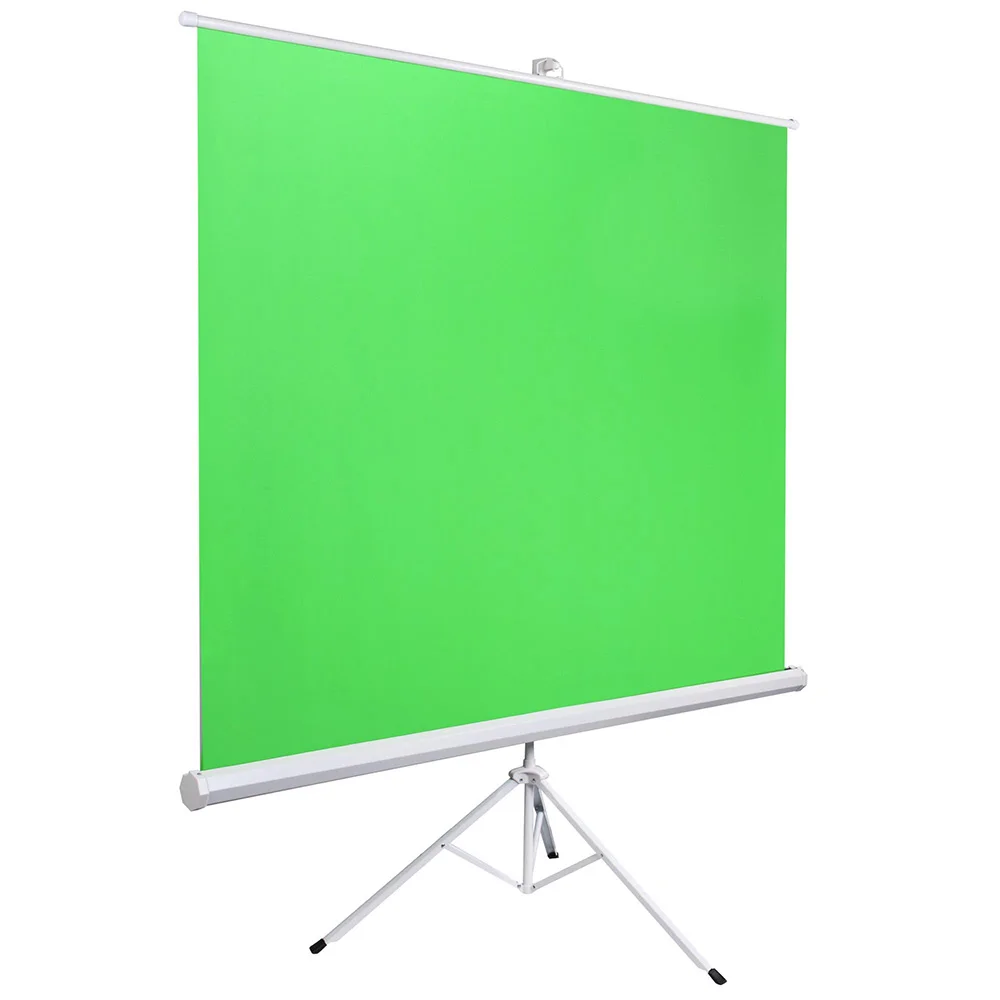 1.5*2m Collapsible Green Screen Backdrop With Tripod Photography Non-woven Background Chroma Key Panel for Live Stream Video