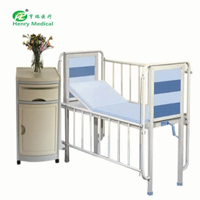 Hospital furniture Stainless steel Children Bed Pediatric Hospital Bed