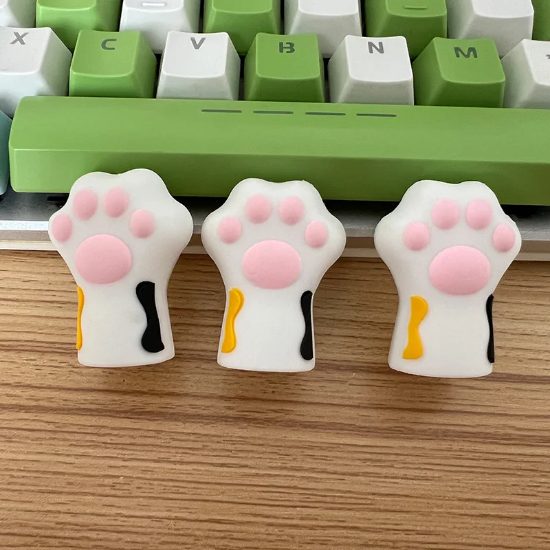 cute cat paw PVC  pencil sharpener plastic pencil sharpener protective cover for children   soft film pencil sharpener