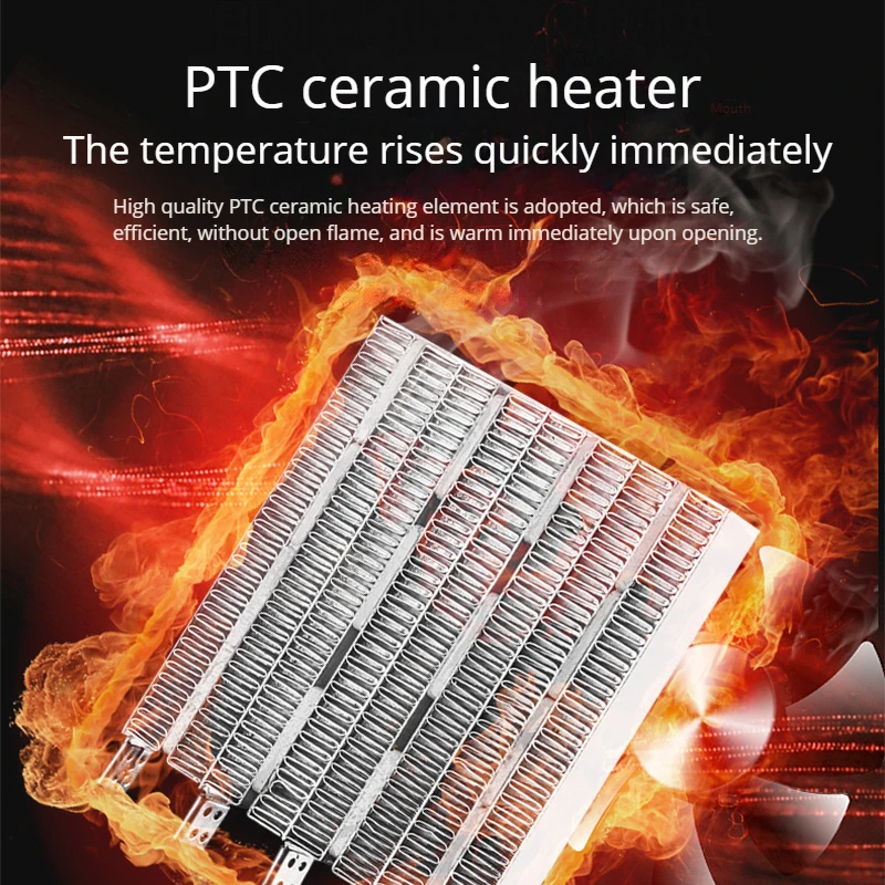 RTS Fast delivery Mini Portable Personal Space Desktop Room Heater 500w Ceramic Ptc Electric Rechargeable Heaters For Winter