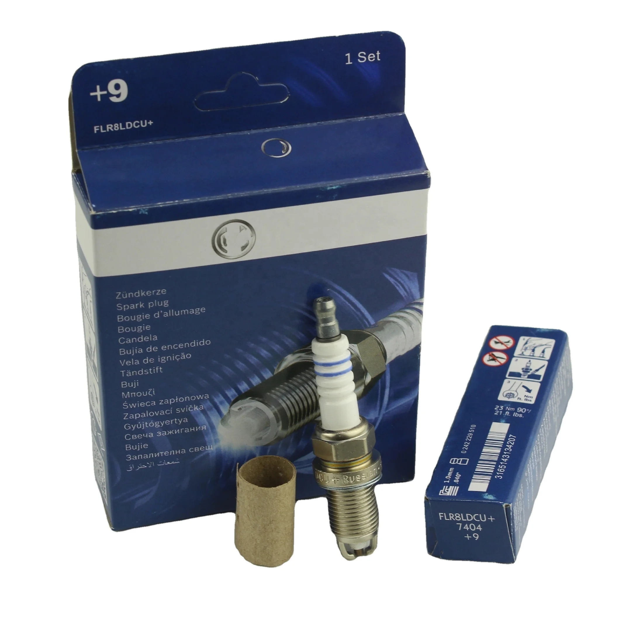 SPARK PLUG FLR8LDCU+7404 +9 candles bujia Spark plug for engine spark plugs high quality factory