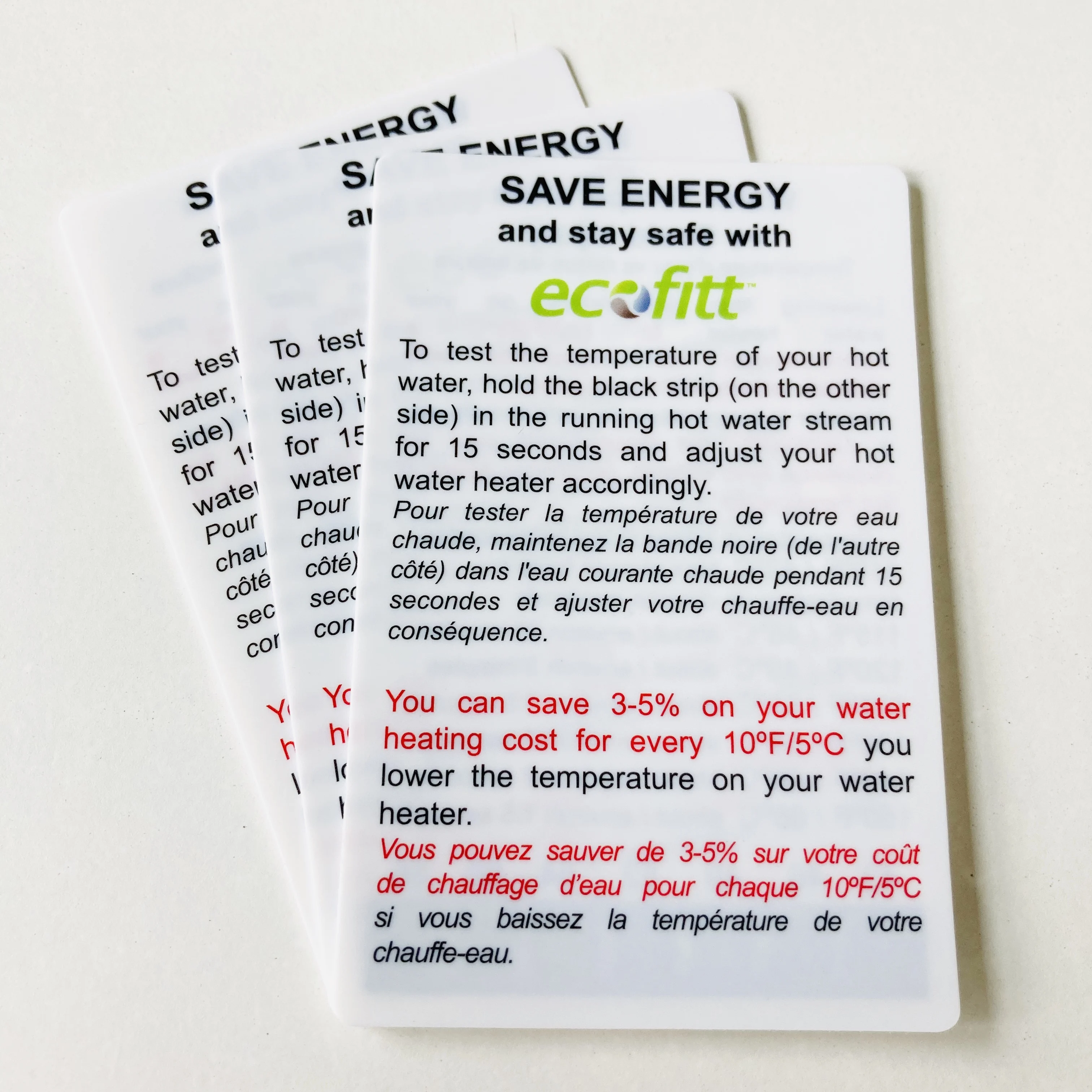 New Design LCD Baby Bath Safety Water Thermometer Card Bathing Thermometer Card