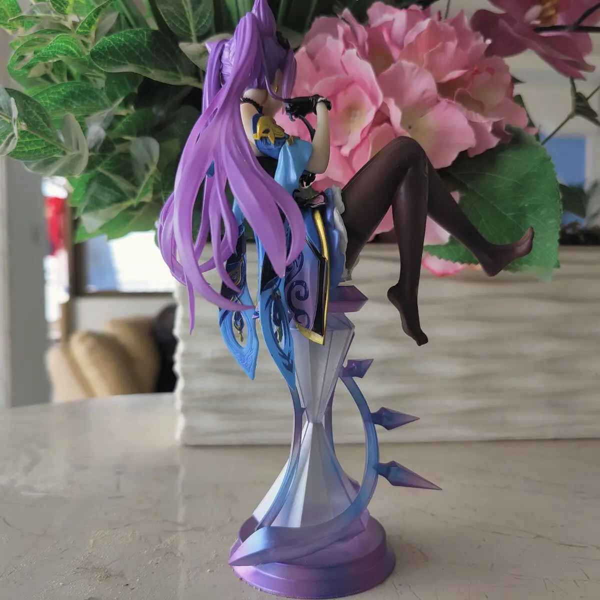 Factory Direct Sale New Anime Game Genshin Impact KeQing Character Model Collection Toy Desk Ornament Action Figures