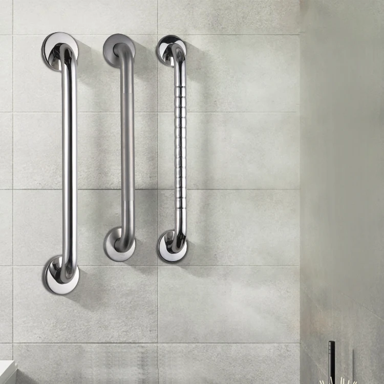 304 Stainless Steel Bath Safety Support Grab Balance Grab Bar Hand Rails Towel Holder Shower Grab Handle
