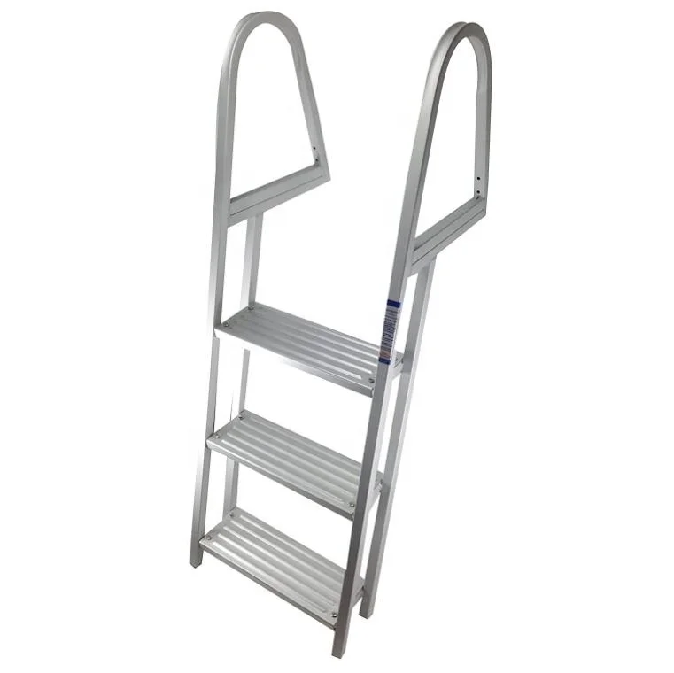 FOYO Brand Top Quality Pontoon 3 Steps Ladder Boat Aluminum Fixed Ladder for Boat Marine Dock Ladders (1600275116870)