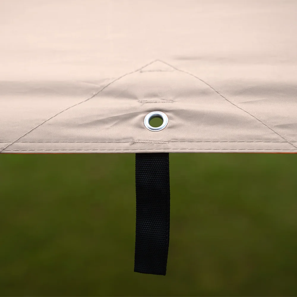 3x3M Waterproof Oxford Tarp with Storage Bag Nails Poles Ropes Windproof Anti UV Camping Tent Tarpaulin Gazebo Tent